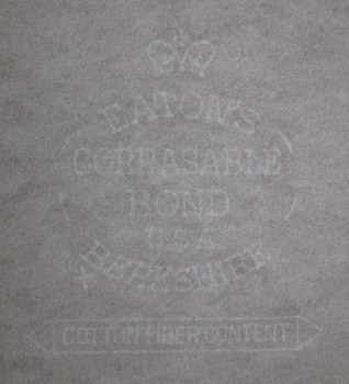 Eaton's Berkshire Corrasable Bond marca al agua