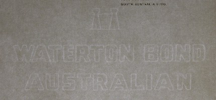 Waterton Bond Australian watermark