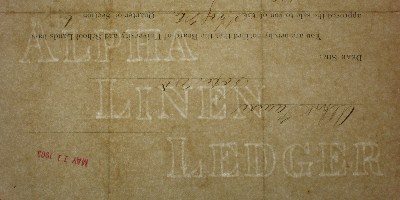 Alpha Linen Ledger marca al agua