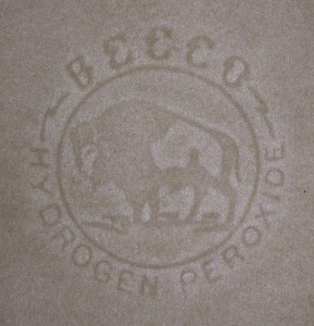 Becco Hydrogen Peroxide marca al agua Becco Hydrogen Peroxide marca al agua