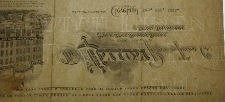 Scotch Linen L... Parsons Pape... 1911 marca al agua