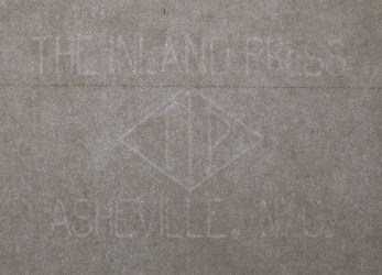 The Inland Press TIP Asheville, N. G. marca al agua