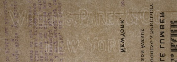 Welling, Paret & Co. New York marca al agua